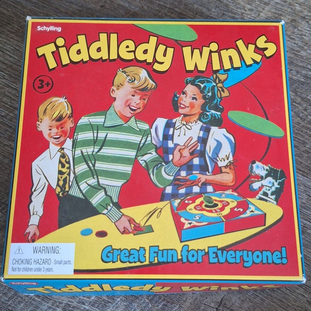 Tiddledy Winks Game - Red